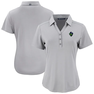 Women's Cutter & Buck Gray Hillsboro Hops Forge Eco Stretch Recycled Polo