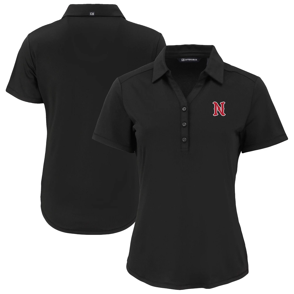 Women's Cutter & Buck Black Nashville Sounds Forge Eco Stretch Recycled Polo