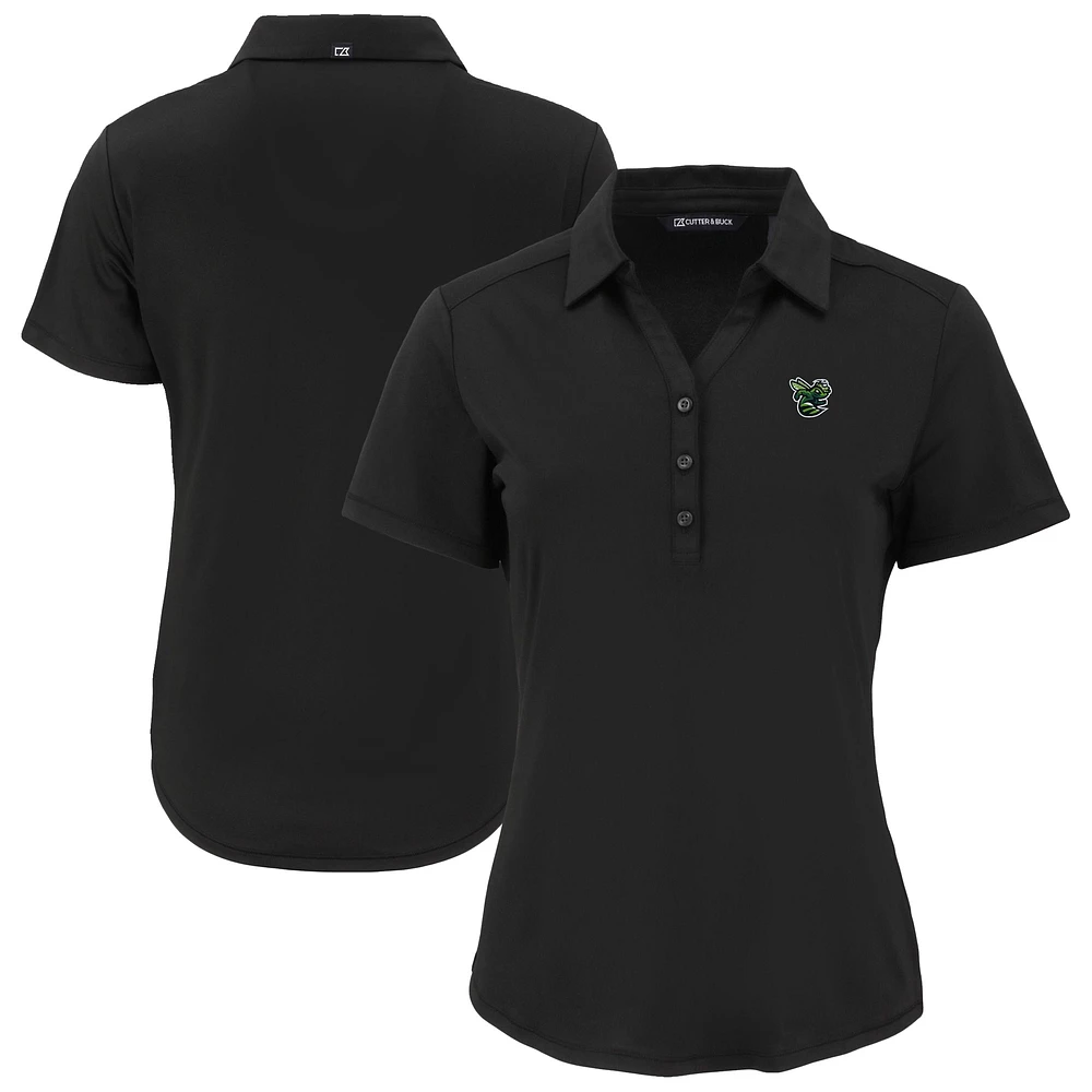 Women's Cutter & Buck Black Augusta GreenJackets Forge Eco Stretch Recycled Polo