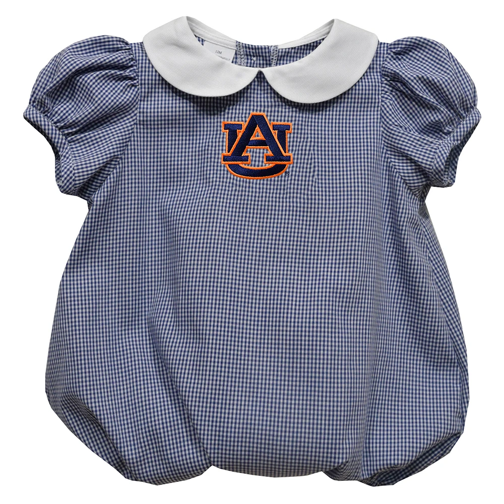 Girls Infant Vive La Fete Navy Auburn Tigers Puffy Bubble Dress