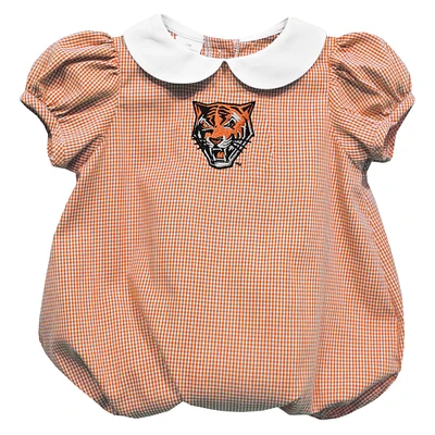Girls Infant Vive La Fete Orange Buffalo State Bengals Puffy Bubble Dress