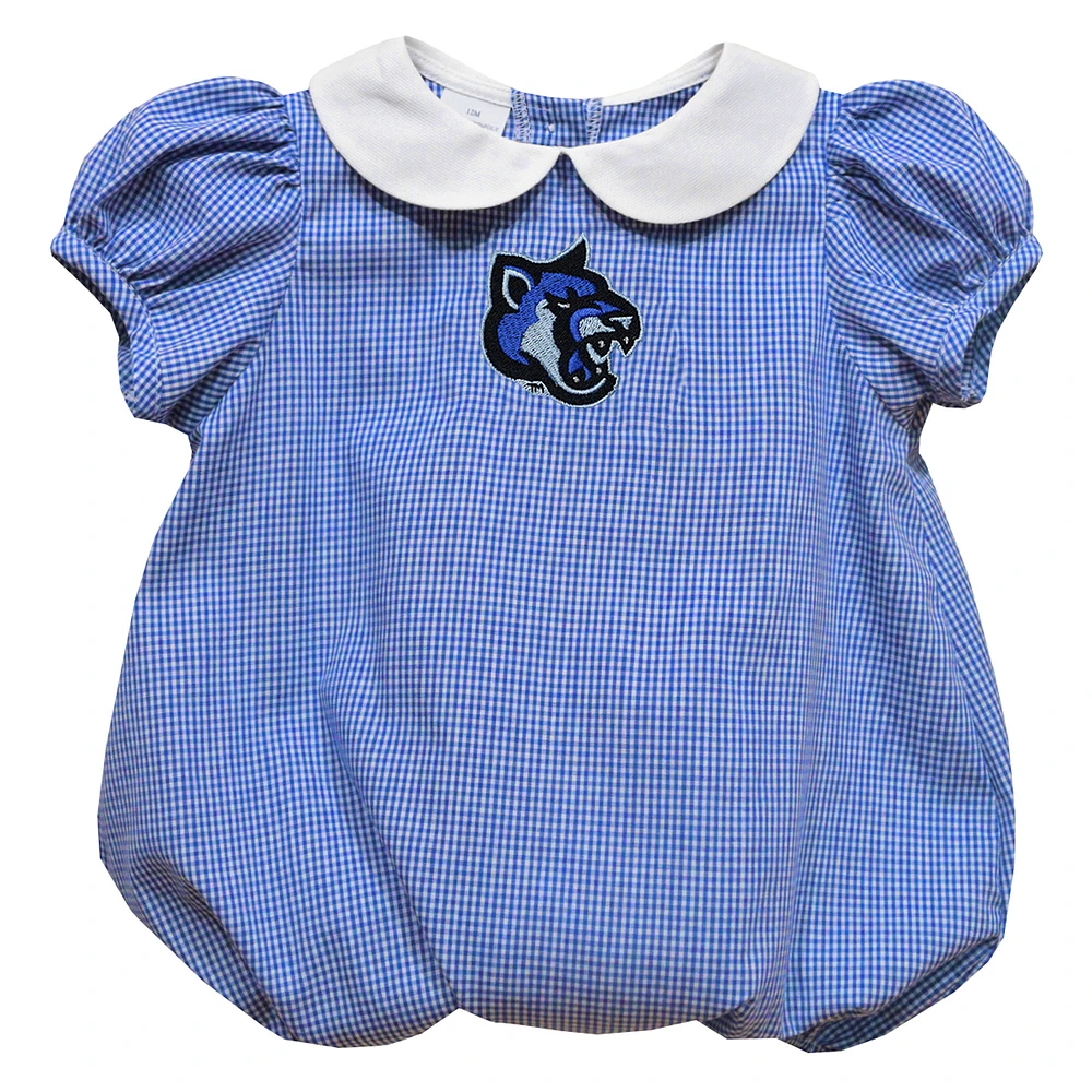 Girls Infant Vive La Fete Blue Cal State San Marcos Cougars Puffy Bubble Dress