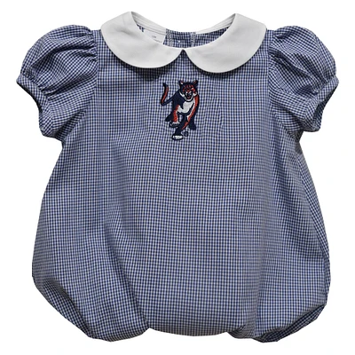 Girls Infant Vive La Fete  Blue Columbus State Cougars Puffy Bubble Dress