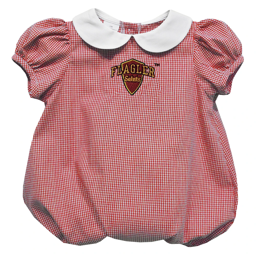 Girls Infant Vive La Fete Crimson Flagler Saints Puffy Bubble Dress