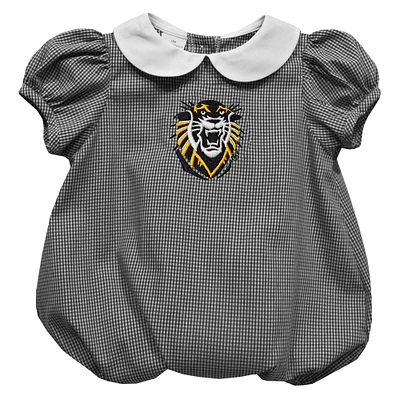 Girls Infant Vive La Fete Black Fort Hays State Tigers Puffy Bubble Dress