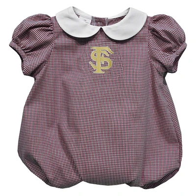 Girls Infant Vive La Fete Garnet Florida State Seminoles Puffy Bubble Dress