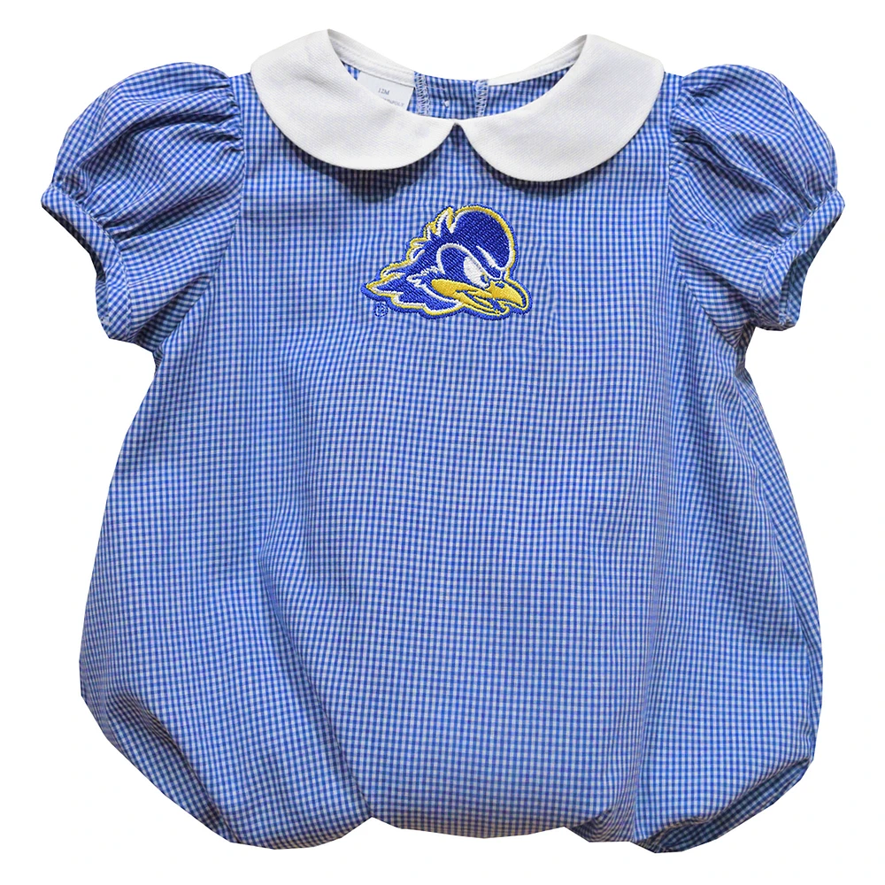 Girls Infant Vive La Fete Royal Delaware Fightin' Blue Hens Puffy Bubble Dress
