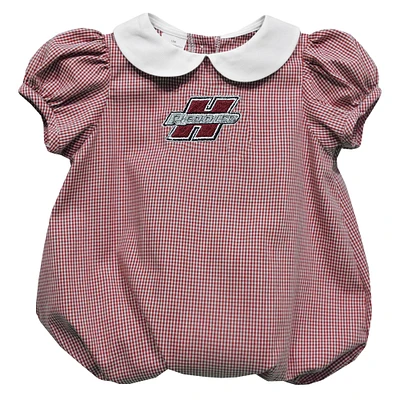 Girls Infant Vive La Fete  Red Henderson State Reddies Puffy Bubble Dress