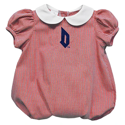 Girls Infant Vive La Fete Red Duquesne Dukes Puffy Bubble Dress