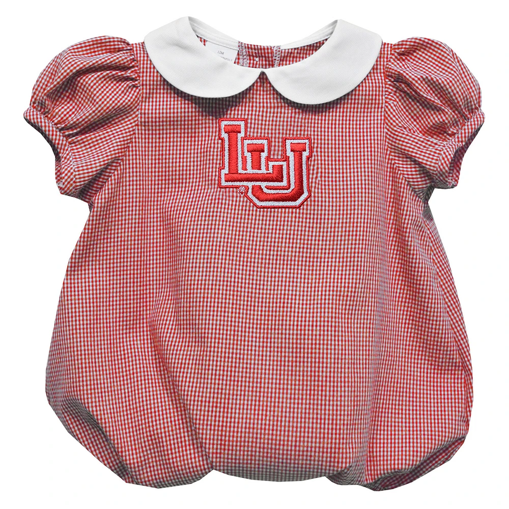 Girls Infant Vive La Fete Red Lamar Cardinals Puffy Bubble Dress