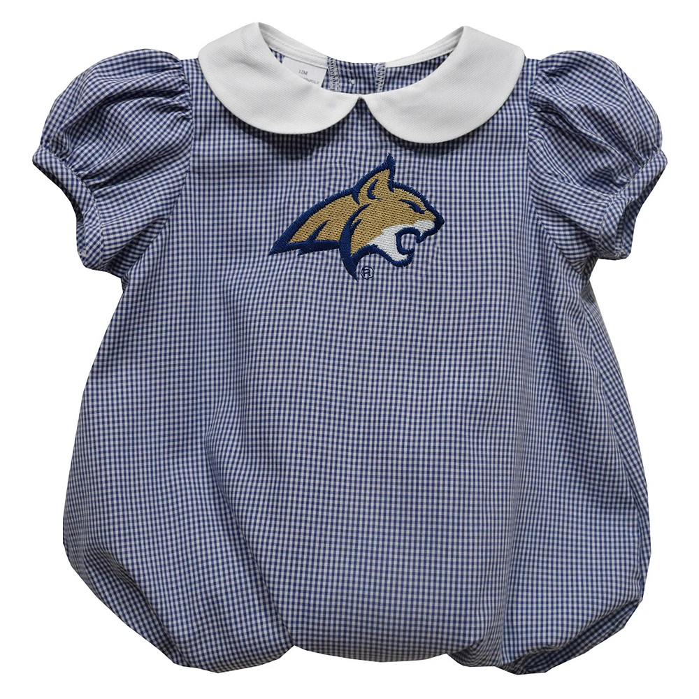 Girls Infant Vive La Fete Navy Montana State Bobcats Puffy Bubble Dress