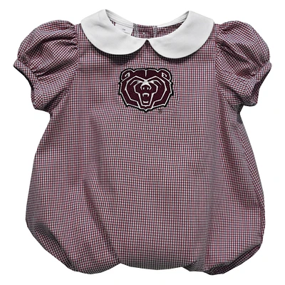 Girls Infant Vive La Fete Maroon Missouri State University Bears Puffy Bubble Dress