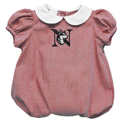 Girls Infant Vive La Fete Red Northeastern Huskies Puffy Bubble Dress