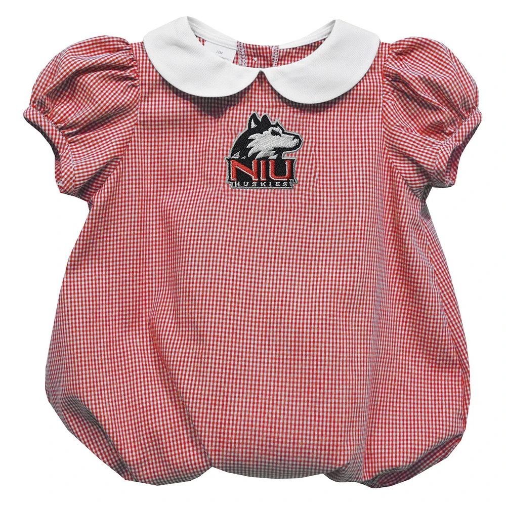 Girls Infant Vive La Fete Cardinal Northern Illinois Huskies Puffy Bubble Dress