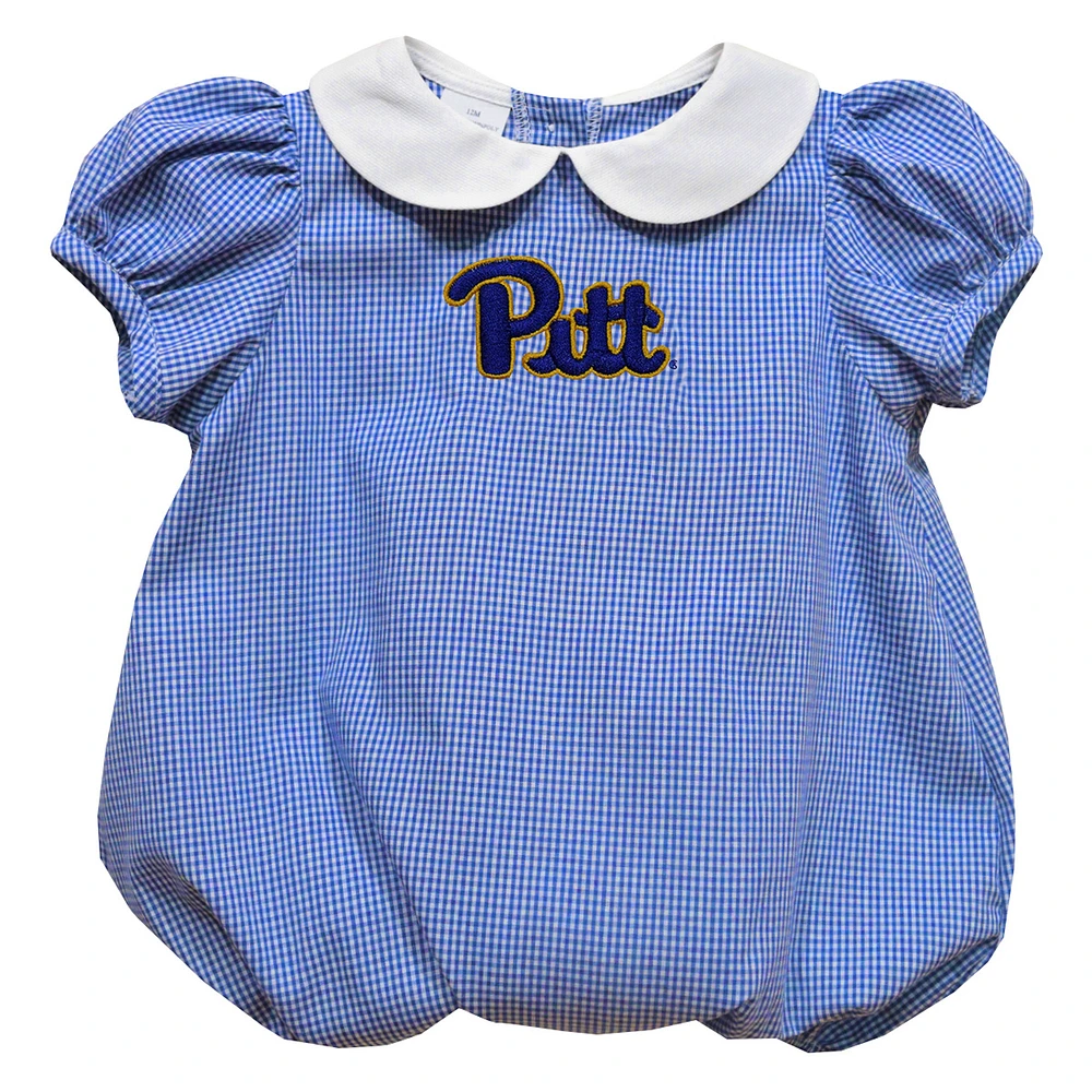 Girls Infant Vive La Fete Royal Pitt Panthers Puffy Bubble Dress
