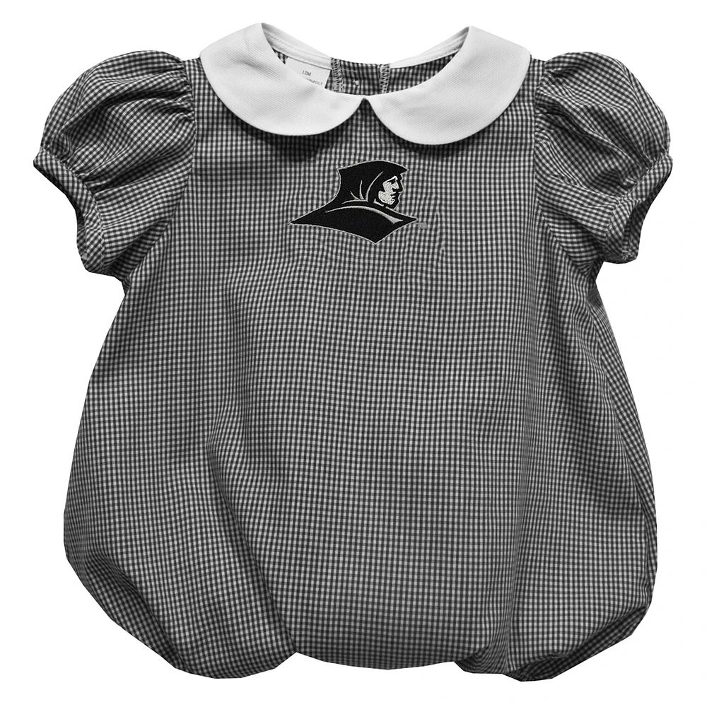 Girls Infant Vive La Fete Black Providence Friars Puffy Bubble Dress