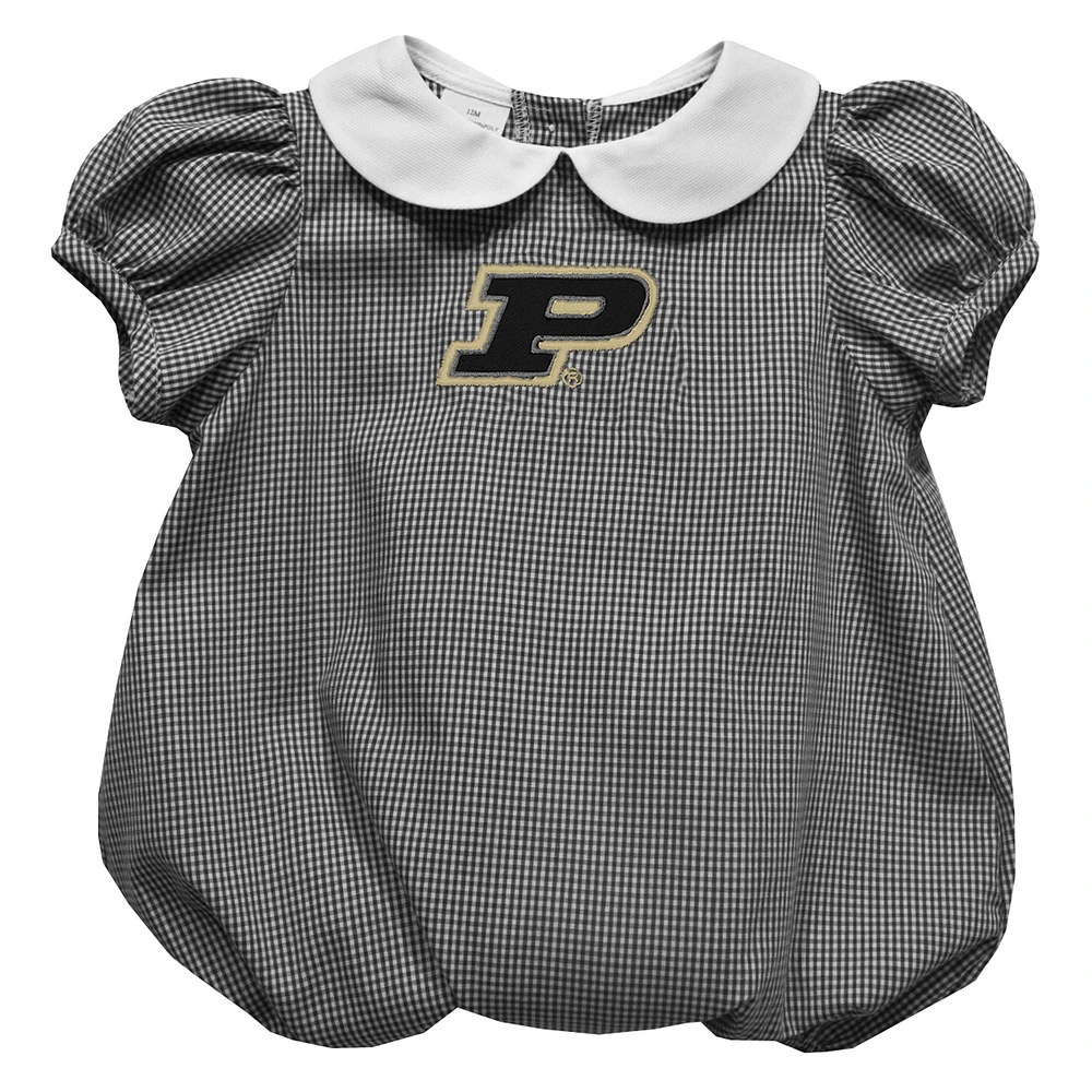 Girls Infant Vive La Fete Black Purdue Boilermakers Puffy Bubble Dress