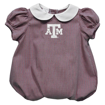Girls Infant Vive La Fete Maroon Texas A&M Aggies Puffy Bubble Dress