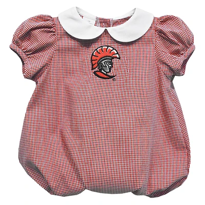 Girls Infant Vive La Fete  Red Tampa Spartans Puffy Bubble Dress