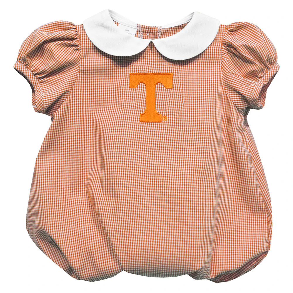 Girls Infant Vive La Fete Tennessee Orange Tennessee Volunteers Puffy Bubble Dress