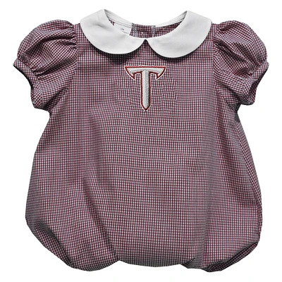 Girls Infant Vive La Fete Cardinal Troy University Trojans Puffy Bubble Dress