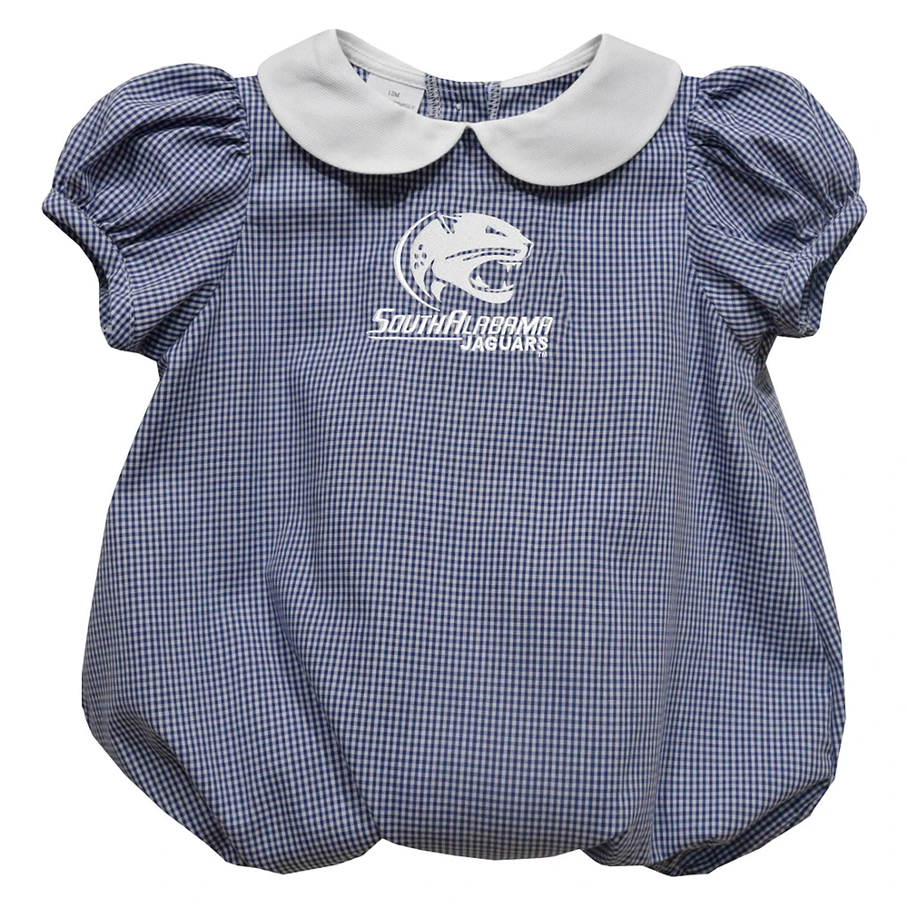 Girls Infant Vive La Fete Blue South Alabama Jaguars Puffy Bubble Dress