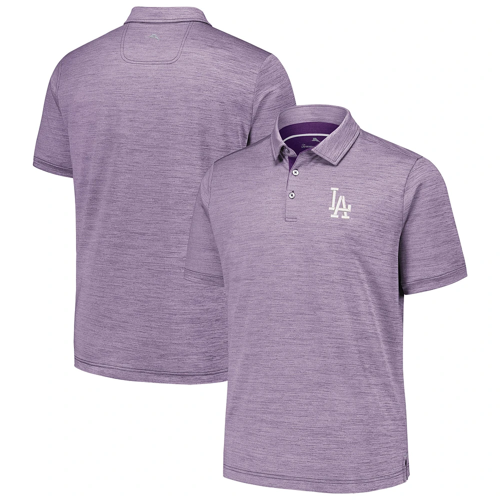 Men's Tommy Bahama Purple Los Angeles Dodgers Sport San Raphael Island Zone Polo