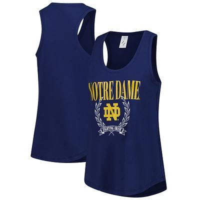 Women's ZooZatz Navy Notre Dame Fighting Irish Everyday Tank Top