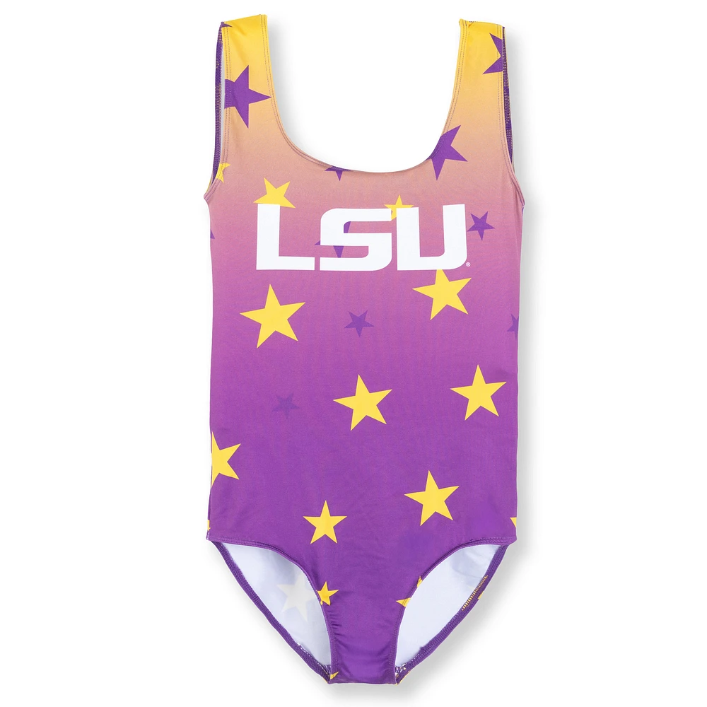 Youth ZooZatz Purple LSU Tigers Dance Leotard
