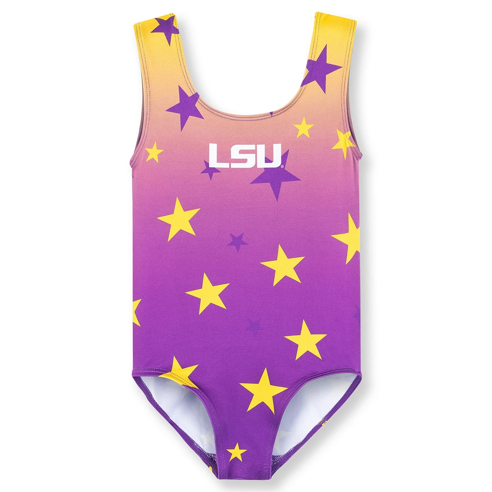Toddler ZooZatz Purple LSU Tigers Dance Leotard