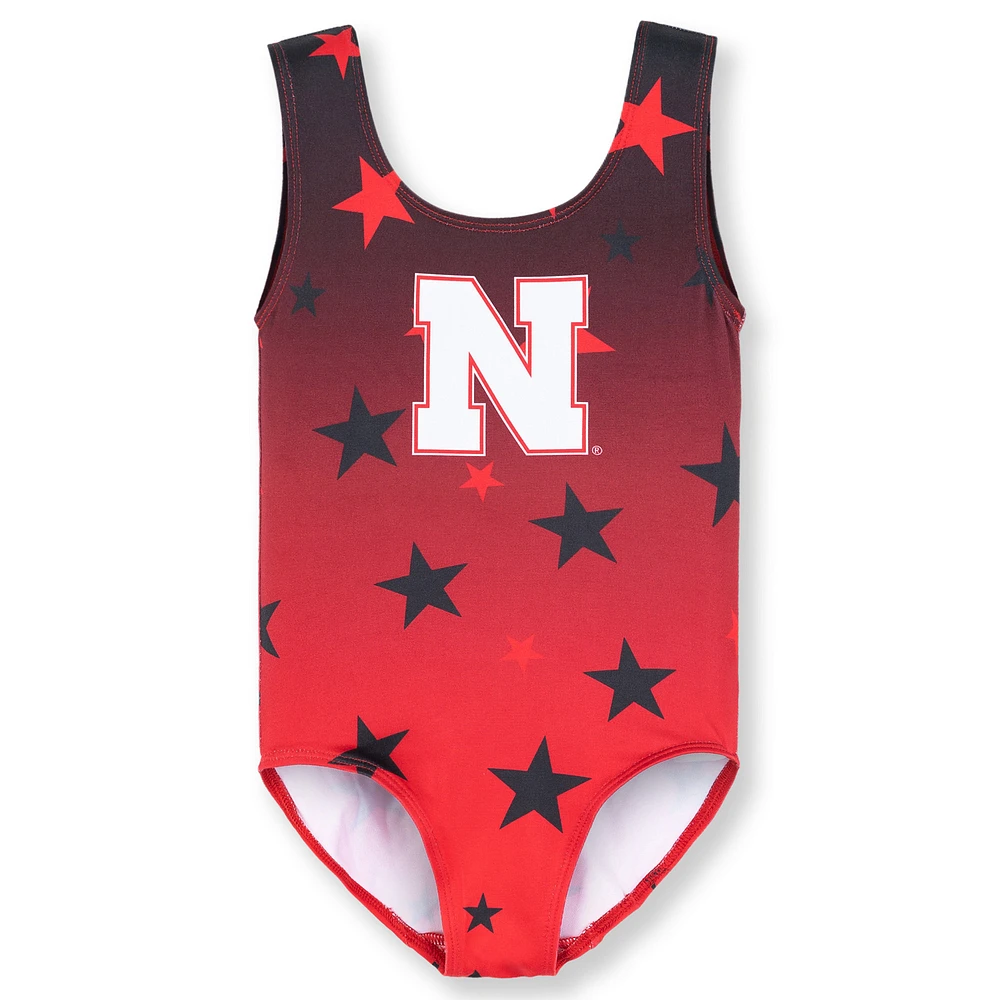 Toddler ZooZatz Scarlet Nebraska Huskers Dance Leotard
