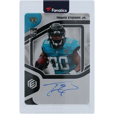 Travis Etienne Jr Jacksonville Jaguars Autographed 2021 Panini Elements Steel Sigs #126 #44/149 Rookie Card
