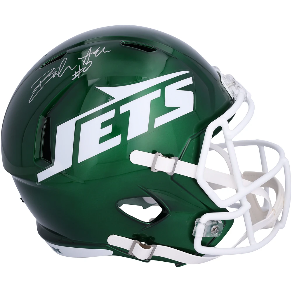 Braelon Allen New York Jets Autographed Riddell 2024 Speed Replica Helmet