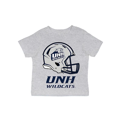 Infant Vive La Fete Gray New Hampshire Wildcats Dripping Football Helmet T-Shirt