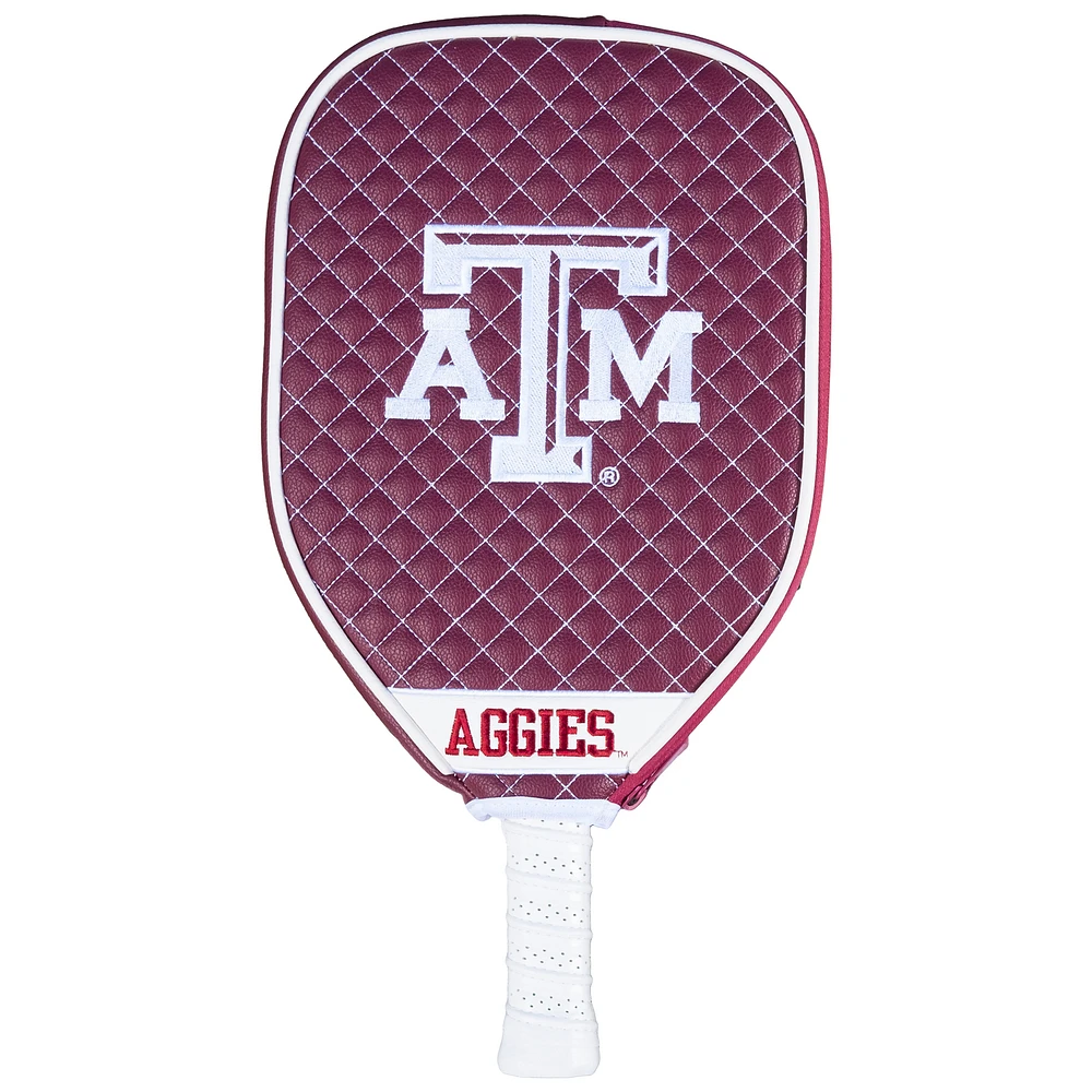 Texas A&M Aggies Quilted Pickleball Paddle Cover