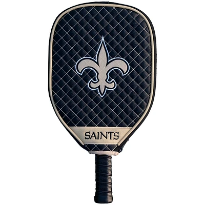 New Orleans Saints Quilted Pickleball Paddle Cover