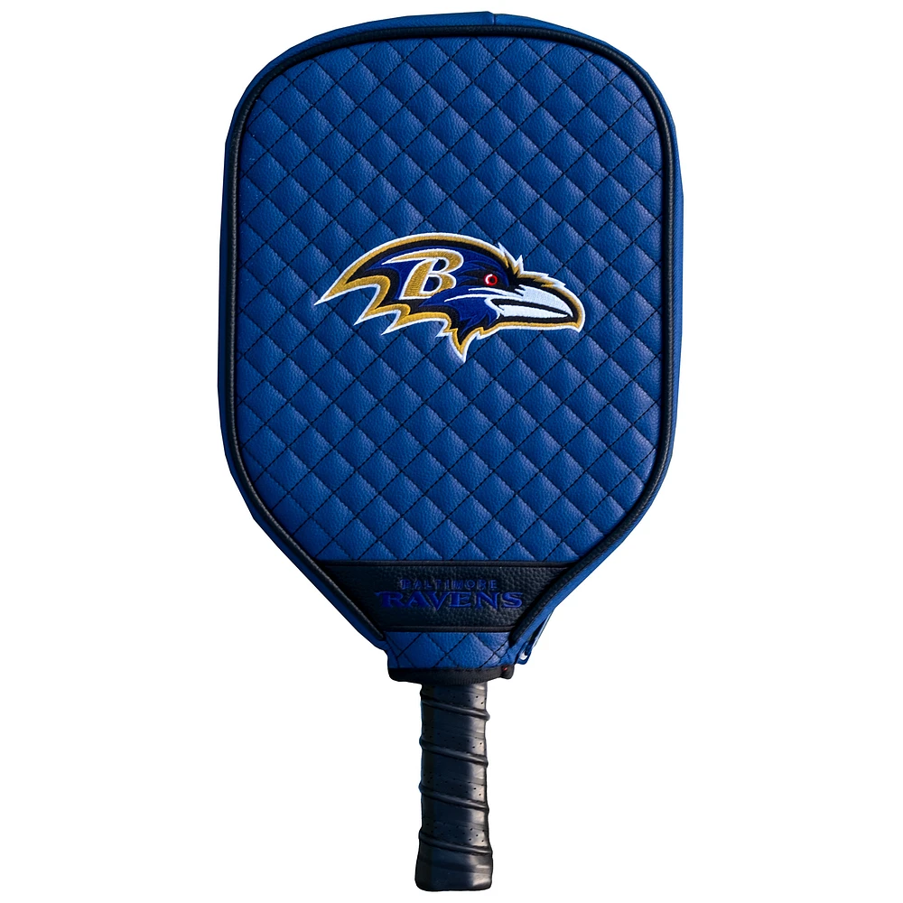 Baltimore Ravens Quilted Pickleball Paddle Cover