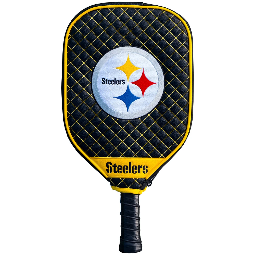 Pittsburgh Steelers Quilted Pickleball Paddle Cover