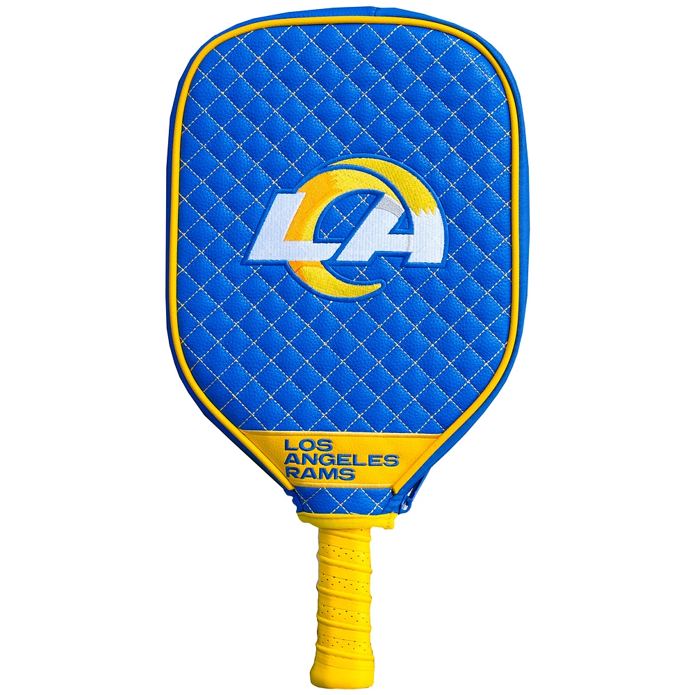 Los Angeles Rams Quilted Pickleball Paddle Cover