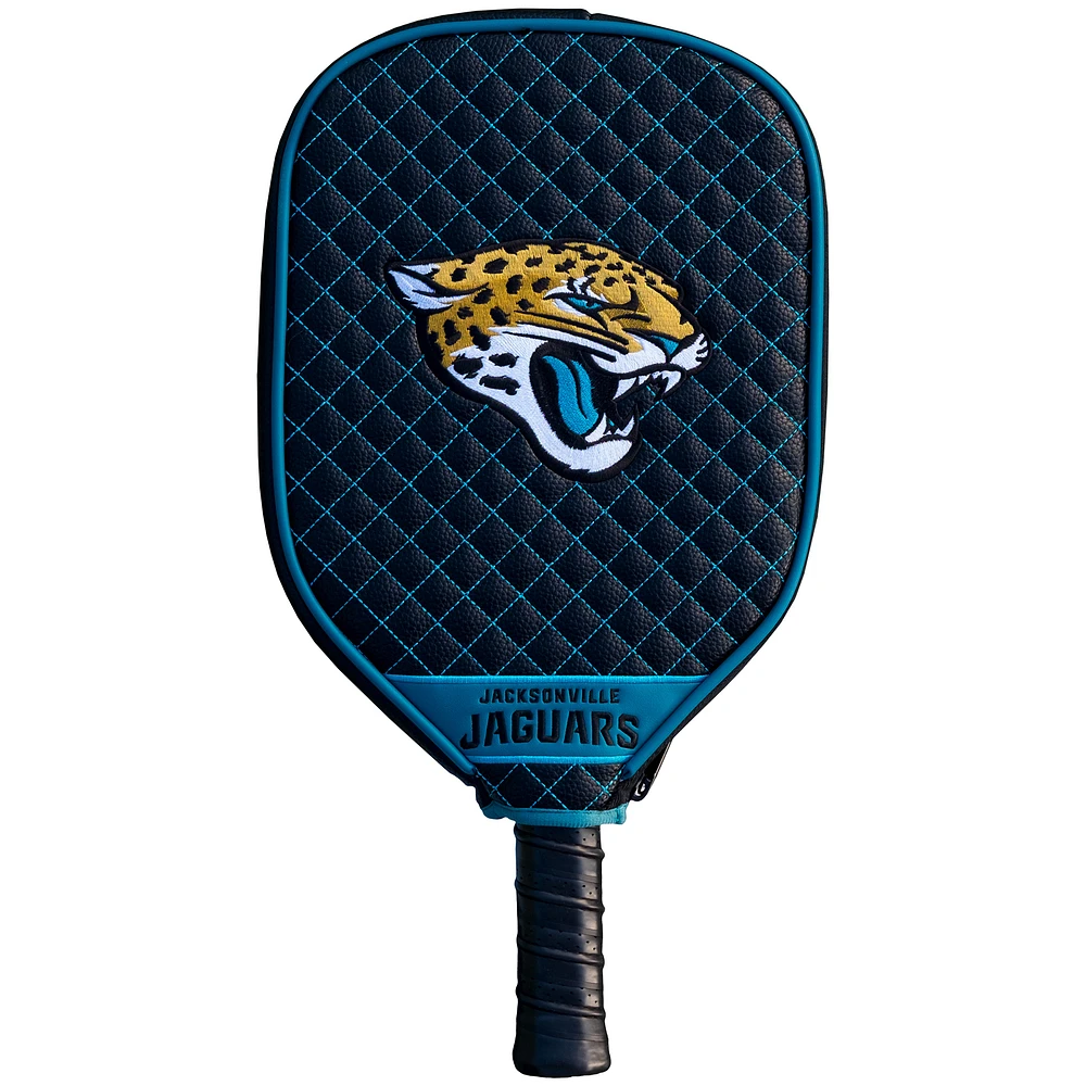 Jacksonville Jaguars Quilted Pickleball Paddle Cover