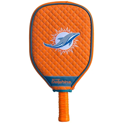 Miami Dolphins Quilted Pickleball Paddle Cover