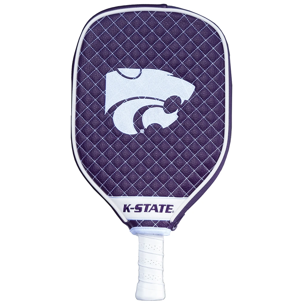 Kansas State Wildcats Quilted Pickleball Paddle Cover