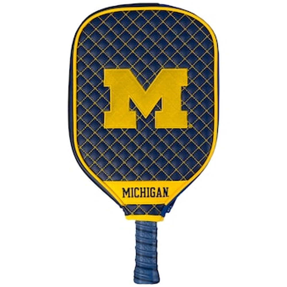 Michigan Wolverines Quilted Pickleball Paddle Cover