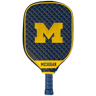 Michigan Wolverines Quilted Pickleball Paddle Cover