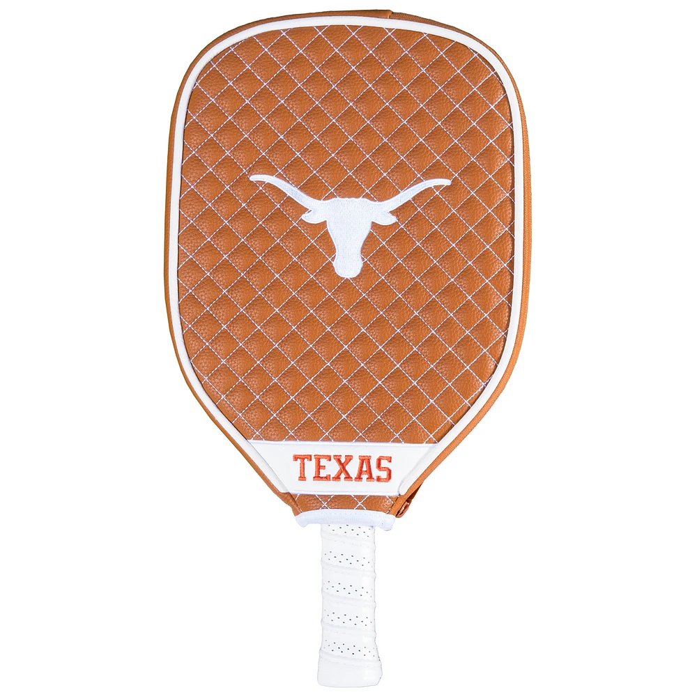 Texas Longhorns Quilted Pickleball Paddle Cover