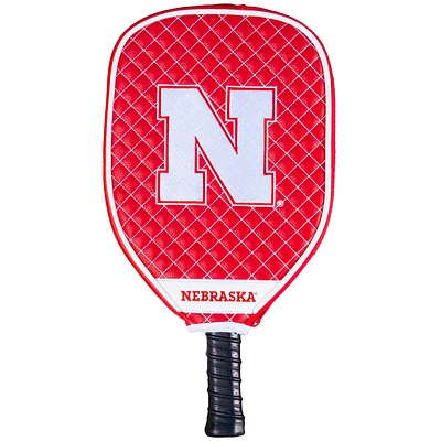 Nebraska Huskers Quilted Pickleball Paddle Cover