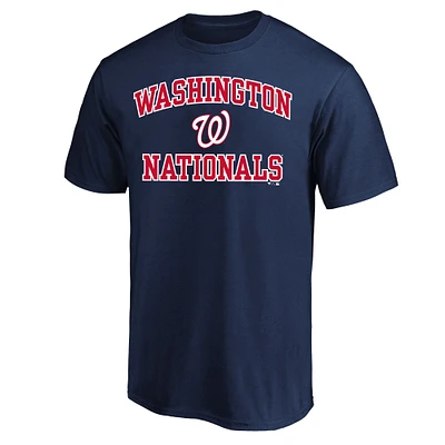Men's Profile Navy Washington Nationals Big & Tall Heart Soul T-Shirt