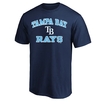 Men's Profile Navy Tampa Bay Rays Big & Tall Heart Soul T-Shirt