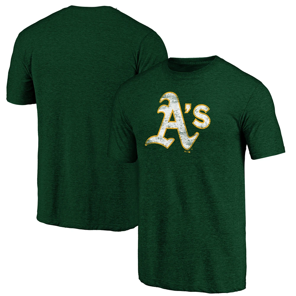 Men's Profile Green Athletics Big & Tall Distressed Logo T-Shirt