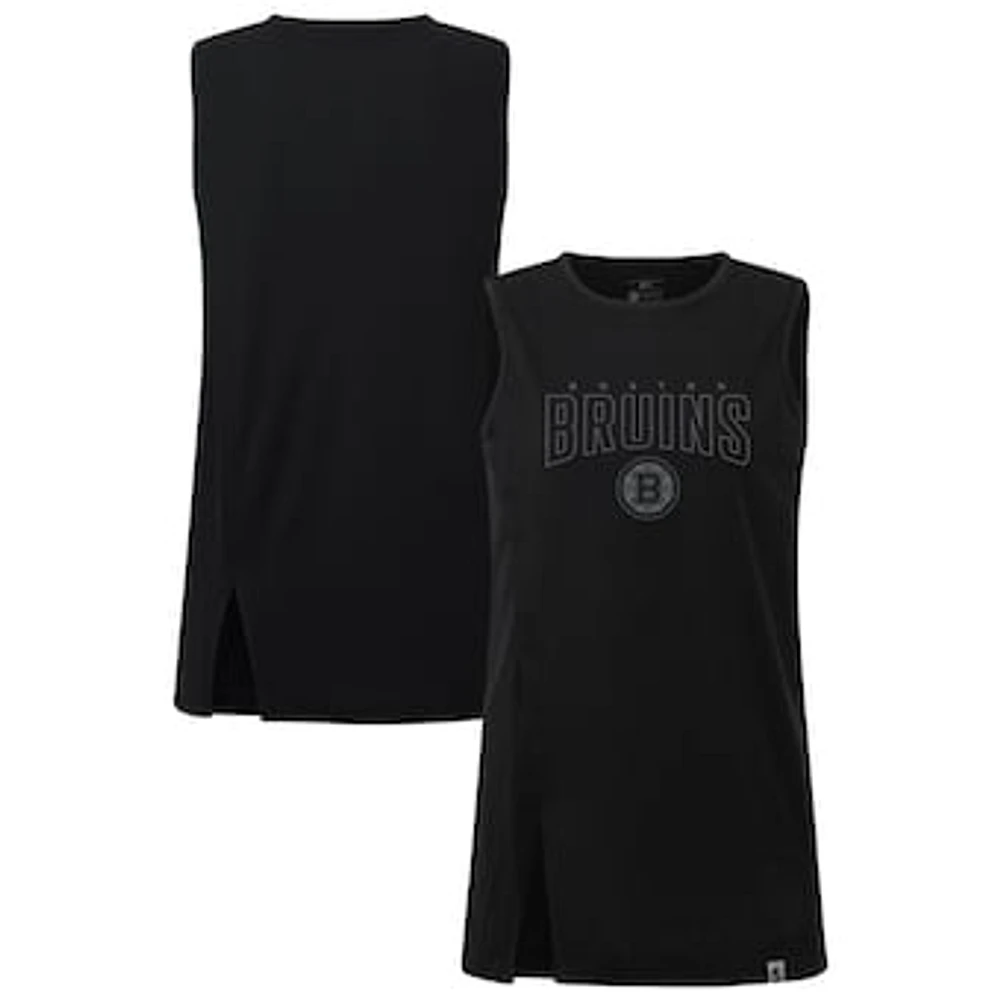 Women's Levelwear Black Boston Bruins Influx Darkmoon Tank Top